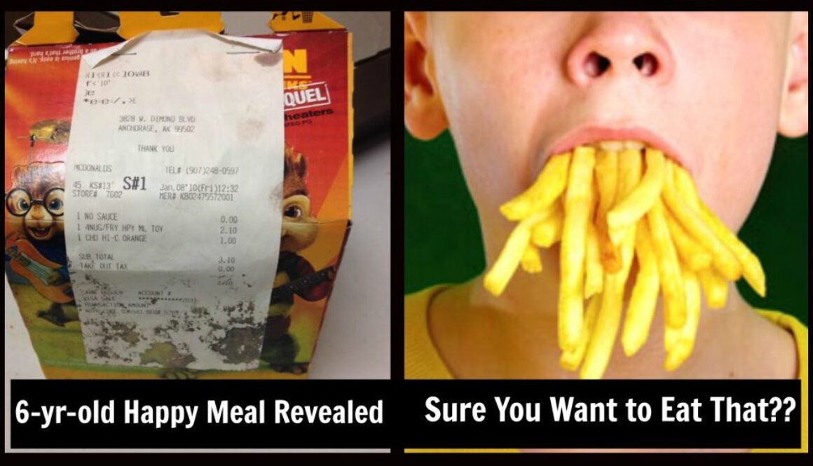 6 year old happy meal