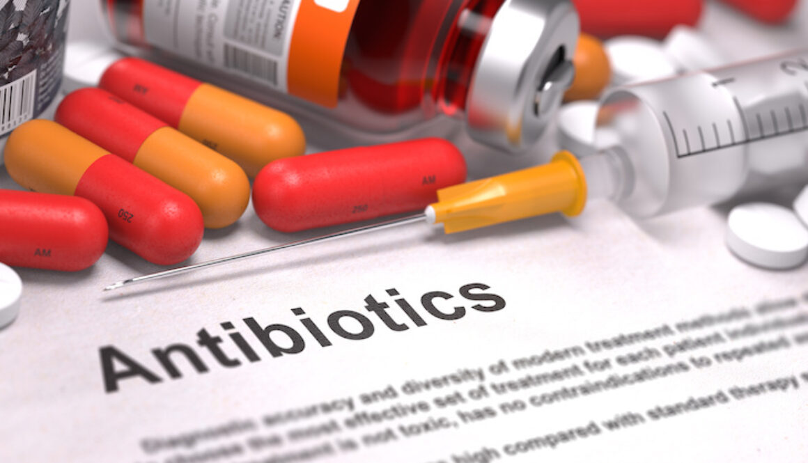 Antibiotics - Medical Concept. Composition of Medicamen.