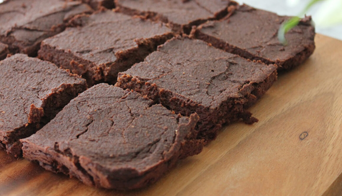 cocoa sweet potato brownies