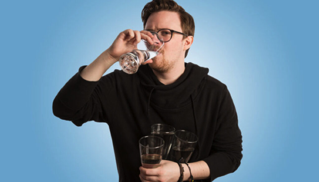 drank gallon water