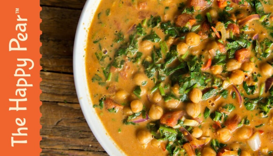 5 minute vegan chickpea curry recipe