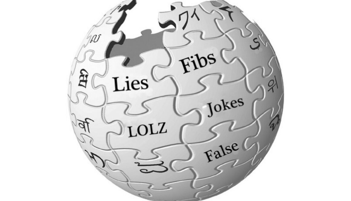 wikipedia lies
