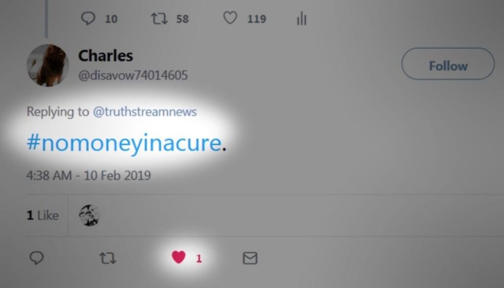 no money cure