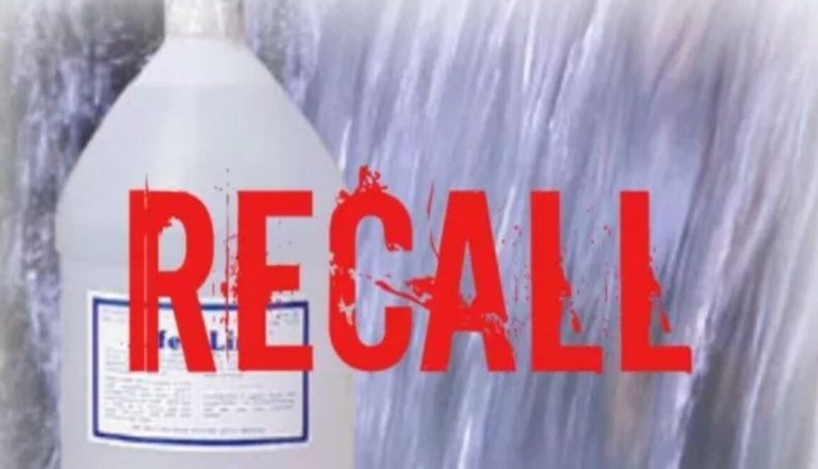 water recall
