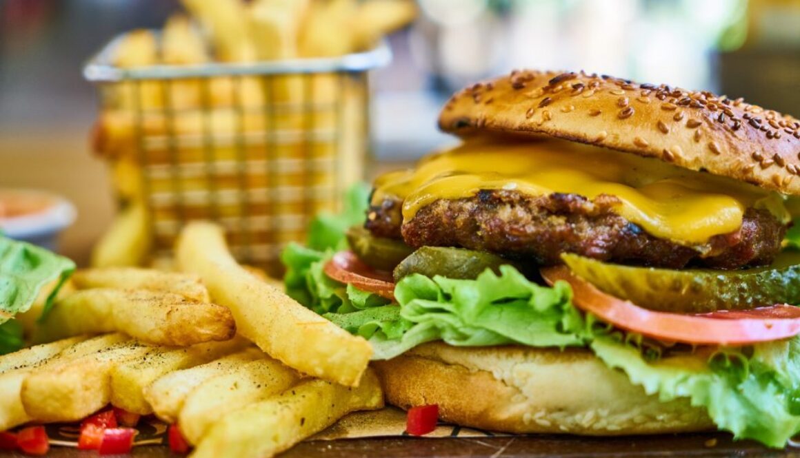 fast food burger health
