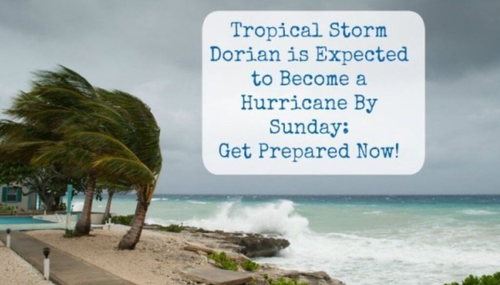 tropical storm dorian