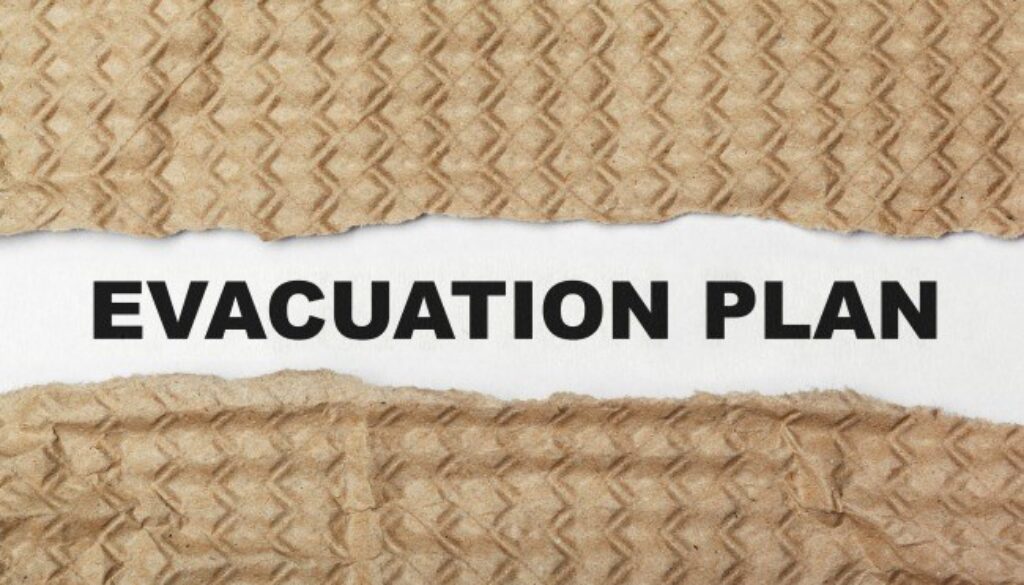 Emergency evacuation plan