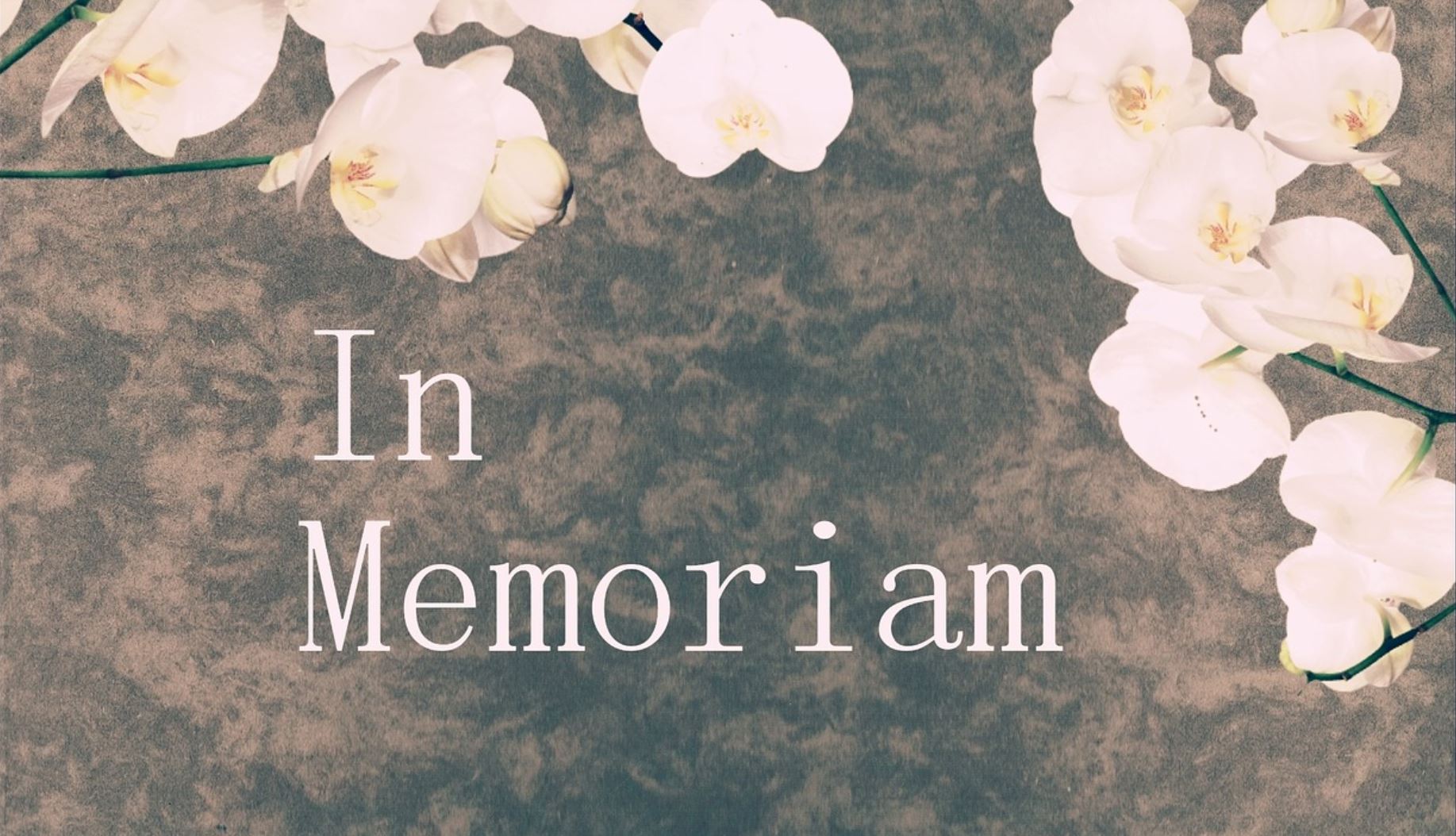 in memoriam in memoriam