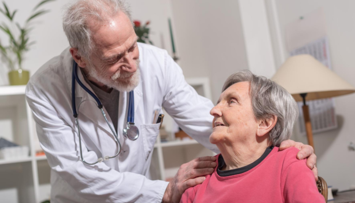 elderly senior doctor