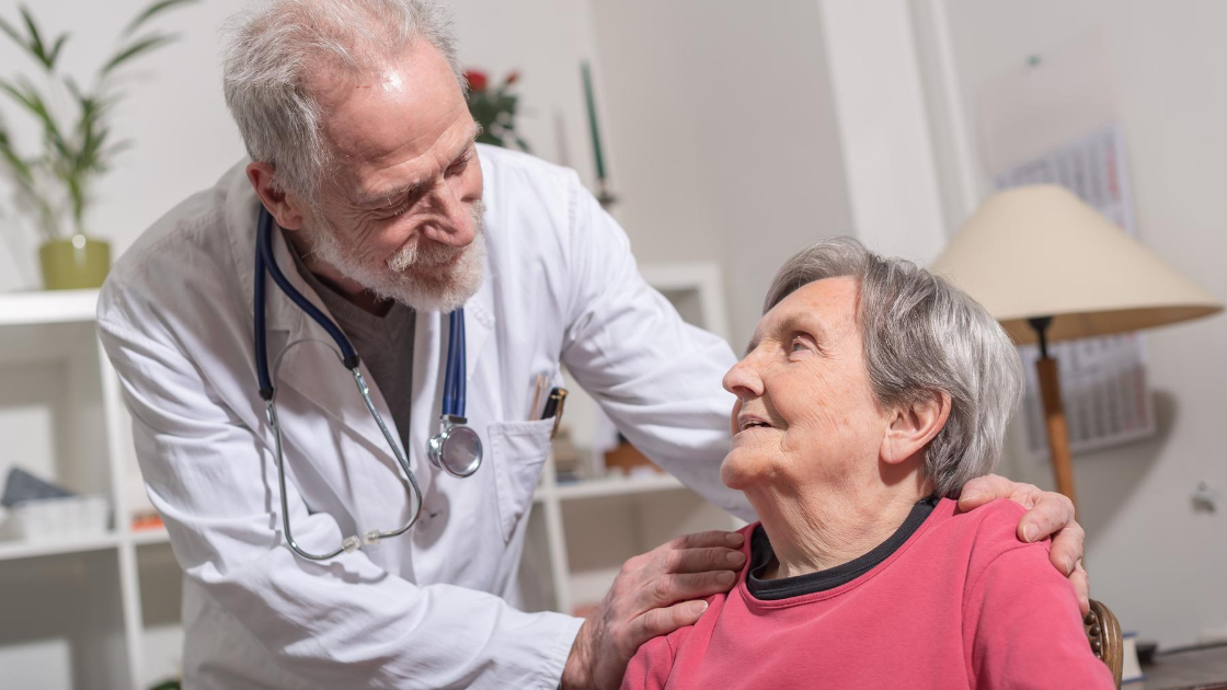 elderly senior doctor elderly senior doctor