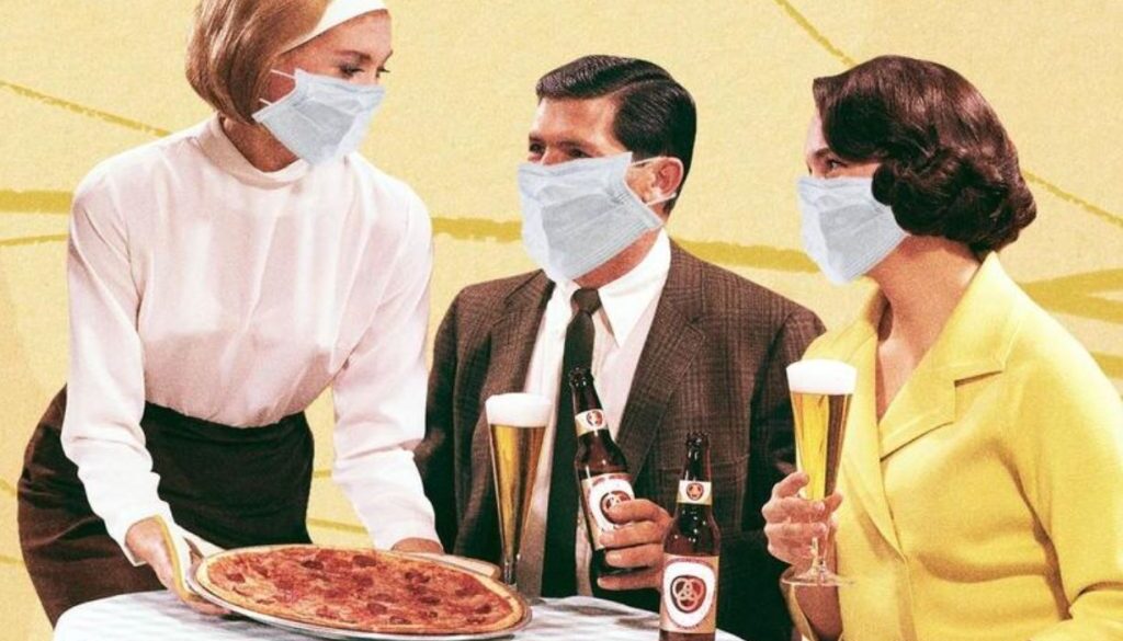mask eating