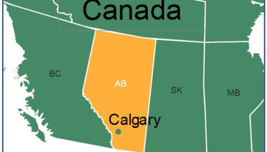 canada map