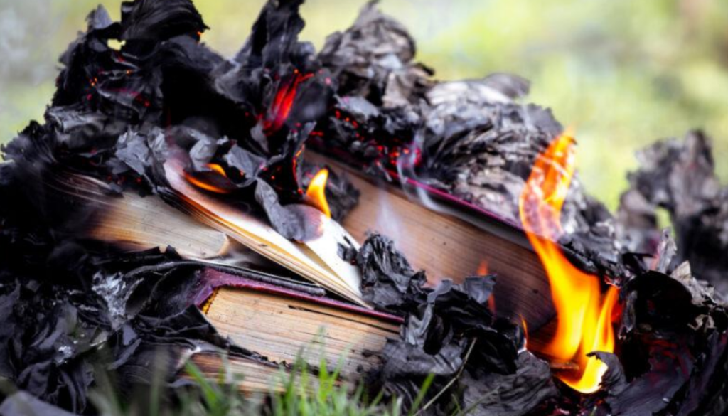 book burning aier
