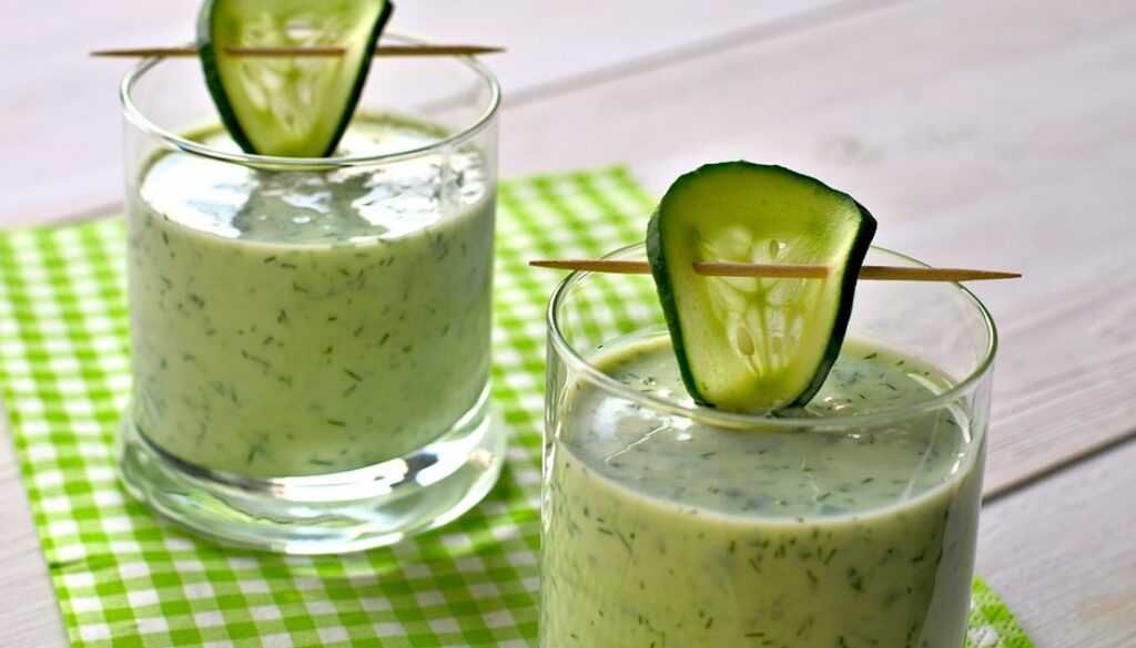 cucumber soup pix