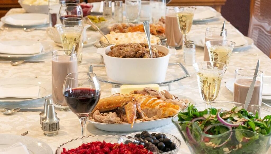 thanksgiving dinner pix