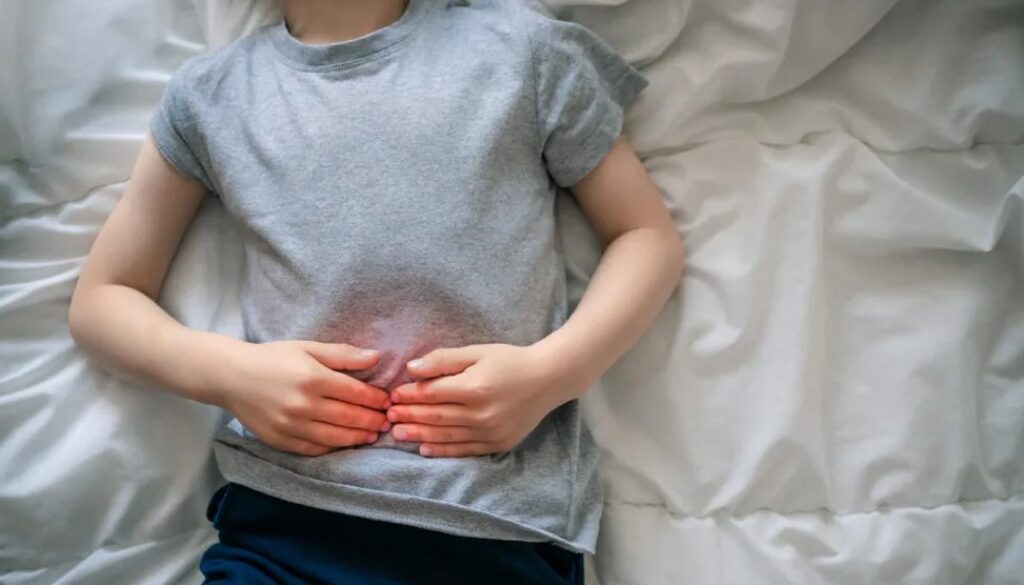 child stomach pain adobe sf