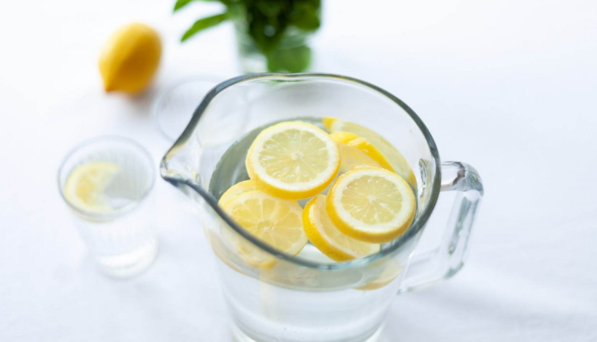 lemon water pexels