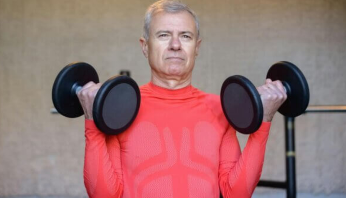 older pumping iron exercise pexels