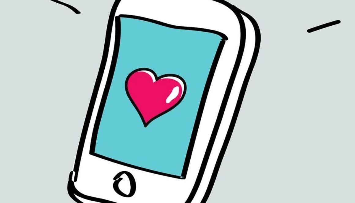 smartphone heart pixa