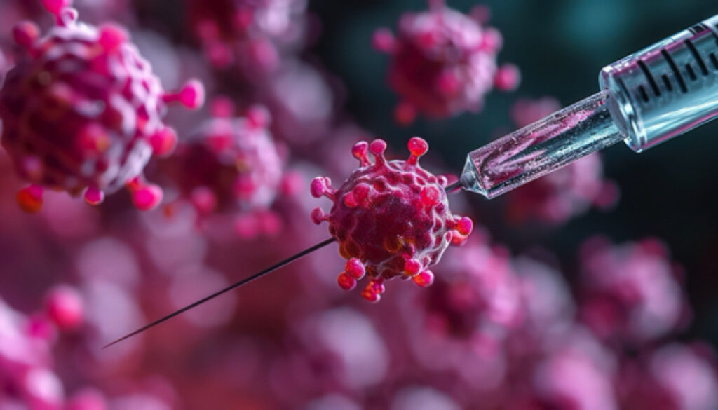 mRNA-vaccine-piercing-through-a-corona-virus-1