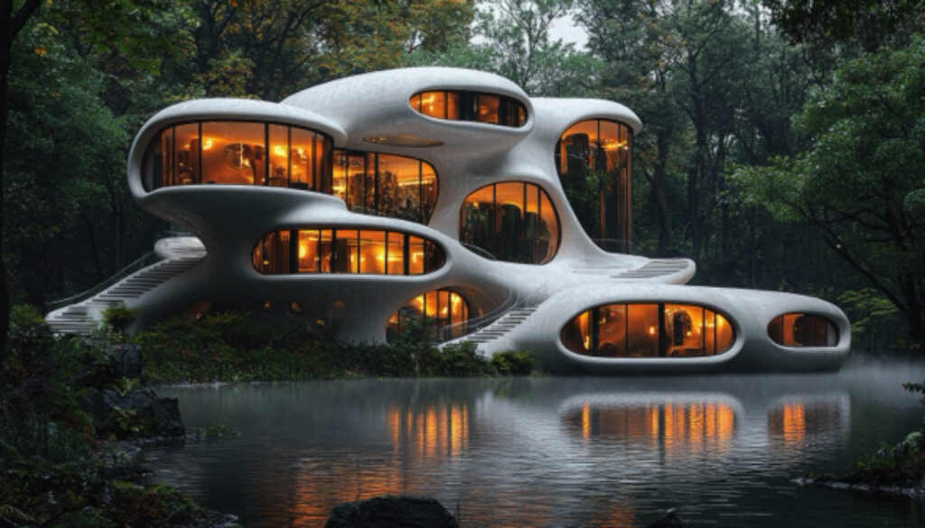 Modern-organic-home-nestled-by-a-tranquil-lake-1