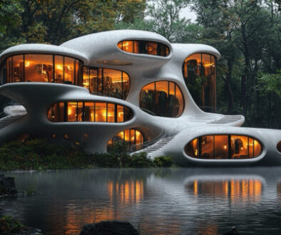 Modern-organic-home-nestled-by-a-tranquil-lake-1
